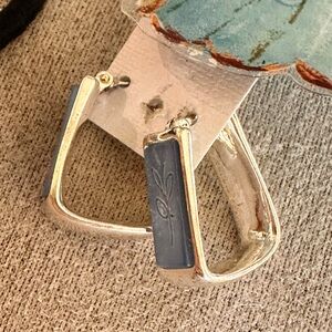 Botanical Silver Hoops · Handcrafted Gallery Design